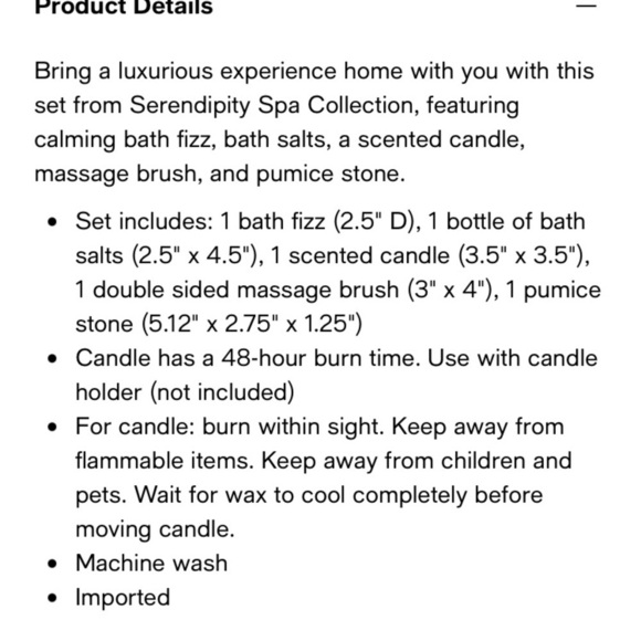 Serendipity 5 piece spa set tropical breeze softly scented new - Picture 4 of 5